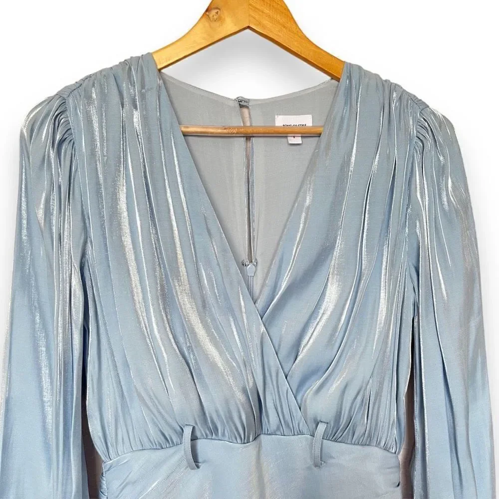 Song of Style Tucker Mini Dress in Clearwater Blue - Picture 4 of 8